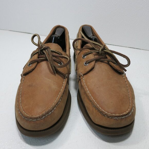 Sperry Top-Sider Natural Nubuck Leather Comfort Deck Boat Shoes Footwear 10 M, - Picture 5 of 6